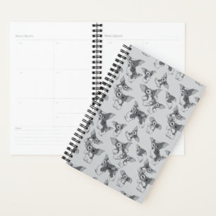 Agenda Gizmo Patrón blanco y negro