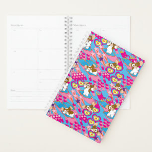 Agenda Gizmo   Patrón rosa de paz y amor