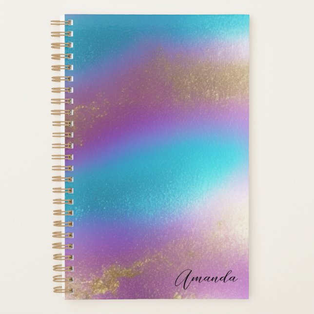 Agenda Glam iris irlandés (Anverso)