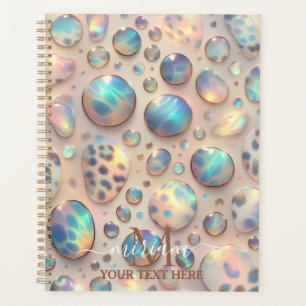 Agenda Glamour Femenino Oficina Escuela Estampado Leopard