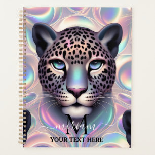 Agenda Glamour Femenino Oficina Escuela Estampado Leopard