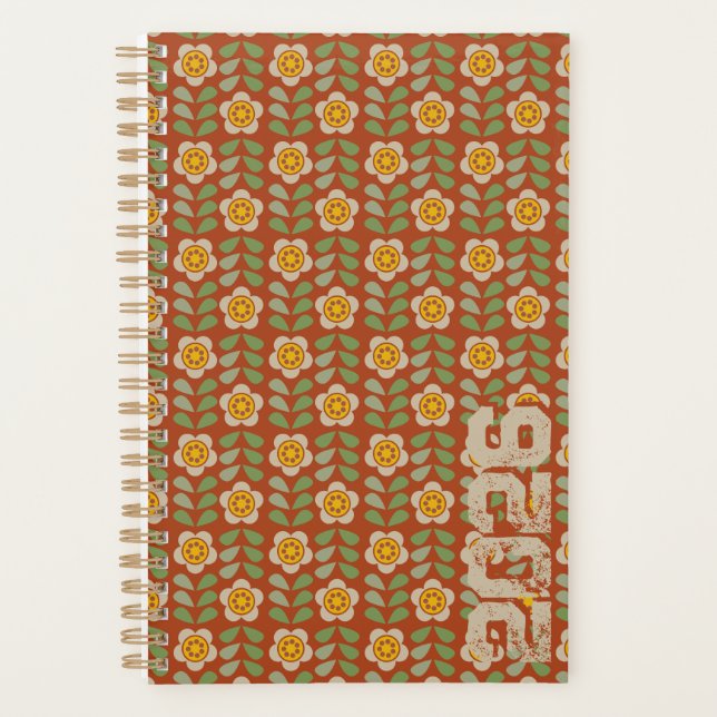 Agenda GLEAM GLADE - Botanical Pattern Planner (Anverso)