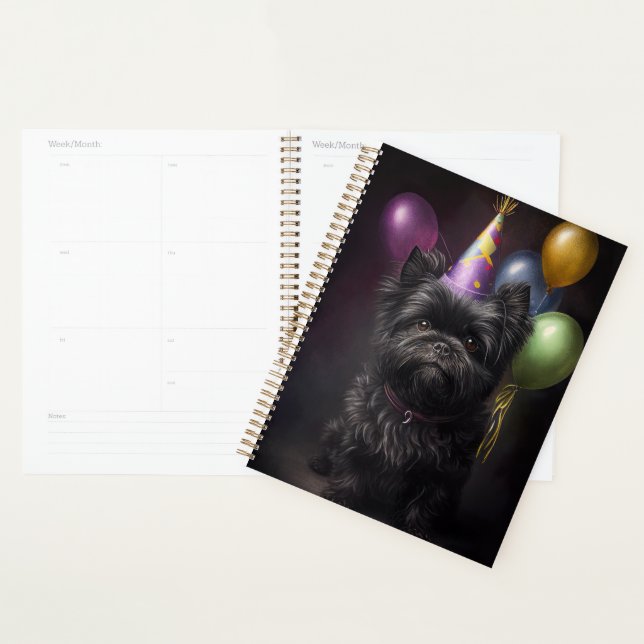 Agenda Globos de cumpleaños de Affenpinscher Dog (Demostración)
