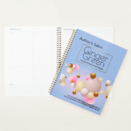 Agenda Globos de oro azul rosado