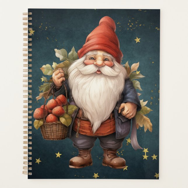 Agenda Gnome de Navidad bonito (Anverso)