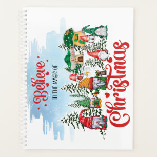 Agenda Gnomo Adorable Celebrando la Fiesta de Navidad