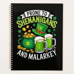 Agenda Gnomo irlandés del día de San Patricio propenso a