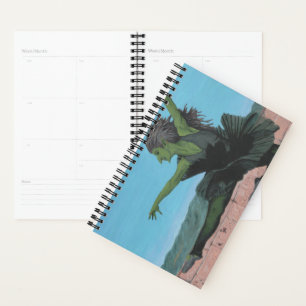 Agenda Goblin Chica Ballerina Bailando Fantasía Planner d