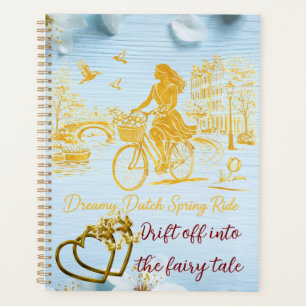 Agenda GoldAmsterdam Abstract Romántico Vintage PaseoCicl