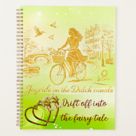 Agenda GoldAmsterdam Abstract Romántico Vintage PaseoCicl