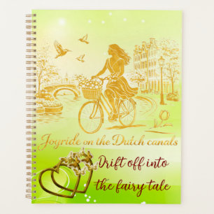 Agenda GoldAmsterdam Abstract Romántico Vintage PaseoCicl