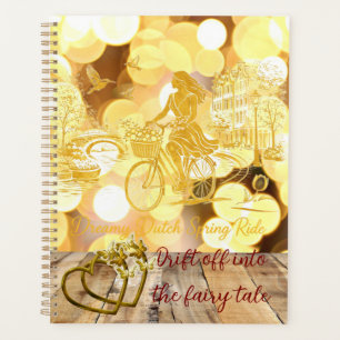 Agenda GoldAmsterdam Abstract Romántico Vintage StreetRid