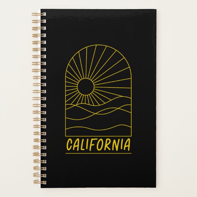 Agenda Golden California Sunscape (Anverso)