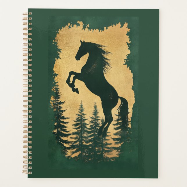 Agenda Golden Forest Horse Planner Year of the Horse 2026 (Anverso)