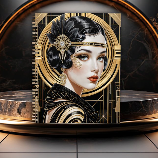 Agenda Golden Gatsby Glamour Art Deco (Subido por el creador)