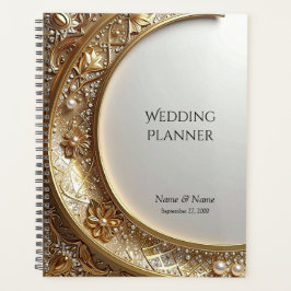 Agenda Golden Ornate Frame Planner