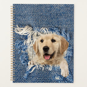 Agenda Golden Retriever en Blue Jean Hole