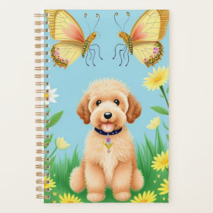 Agenda Goldendoodle En Jardín