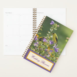 Agenda Goldfinch Spring Garden Wedding Purple