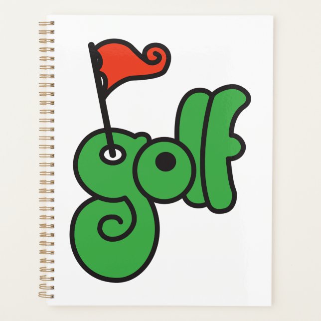 Agenda Golf Wang Verde y Rojo Vibrante (Anverso)
