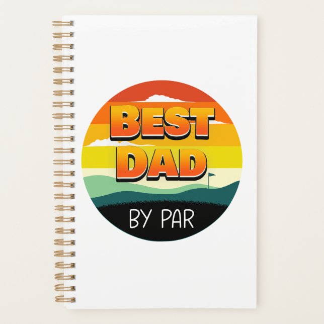 Agenda Golfer Dad al mejor papá de Par (Anverso)