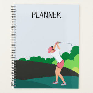 Agenda Golfer es golfista para Lady Mujer 