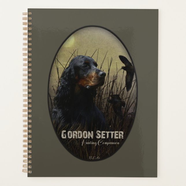 Agenda Gordon Setter, compañero de caza (Anverso)