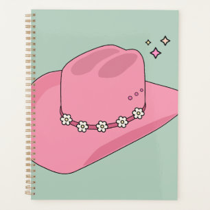 Agenda Gorra De Vaquero Preppy Rosa Y Verde