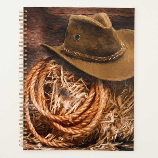 Agenda Gorra Vaquero y Rope (Anverso)