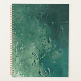 Agenda gotas de lluvia en la ventana