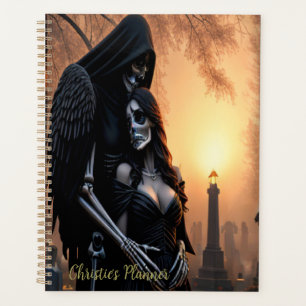 Agenda Gótico Dark Angel Couple Personaliza