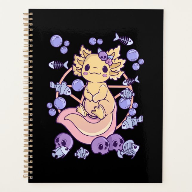 Agenda Gótico Pastel Halloween Horror Chibi Creepy Kawaii (Anverso)