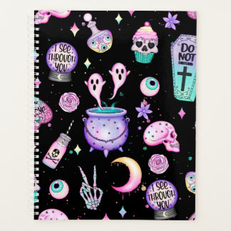 Agenda gótico pastel oscuro