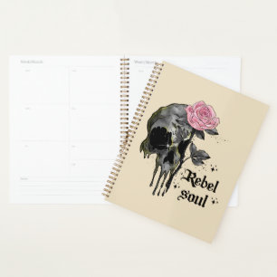 Agenda Gótico Skull   Rebel Soul