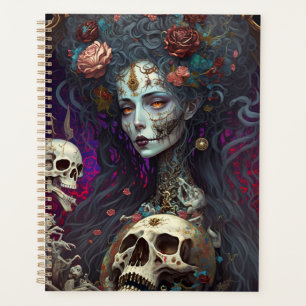 Agenda Gótico Skull Zombie Mujer Gótica