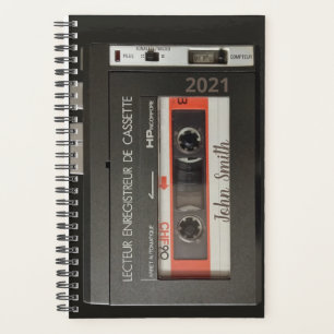 Agenda Grabador de cassette de 3" x 4" personalizado Pl
