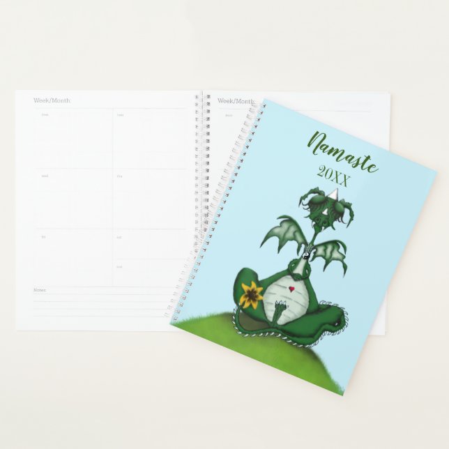 Agenda Graciosa pintura de dragones de Yogi (Demostración)