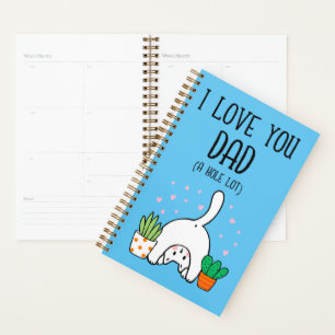 Agenda Gracioso Gato Que Te Amo Papá Mucho