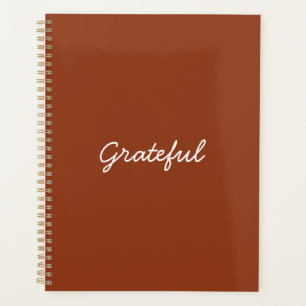 Agenda Gracioso guión casual personalizado de terracota m