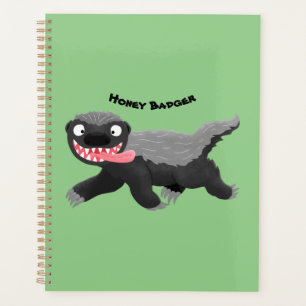 Agenda Gracioso ilustracion personalizado de insignia con