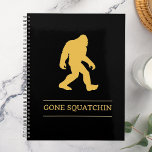 Agenda Gracioso Pato Grande Gone Squatchin Sasquatch<br><div class="desc">Un regalo divertido para cualquiera. Para cambiar el color del pie de página,  simplemente pulse el botón personalizar y elija cualquier color.</div>