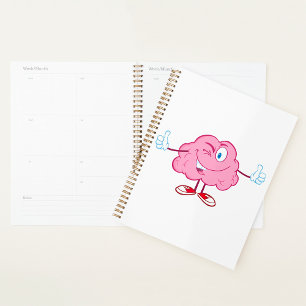 Agenda Gracioso Personalizado Brain Wining Character Thum
