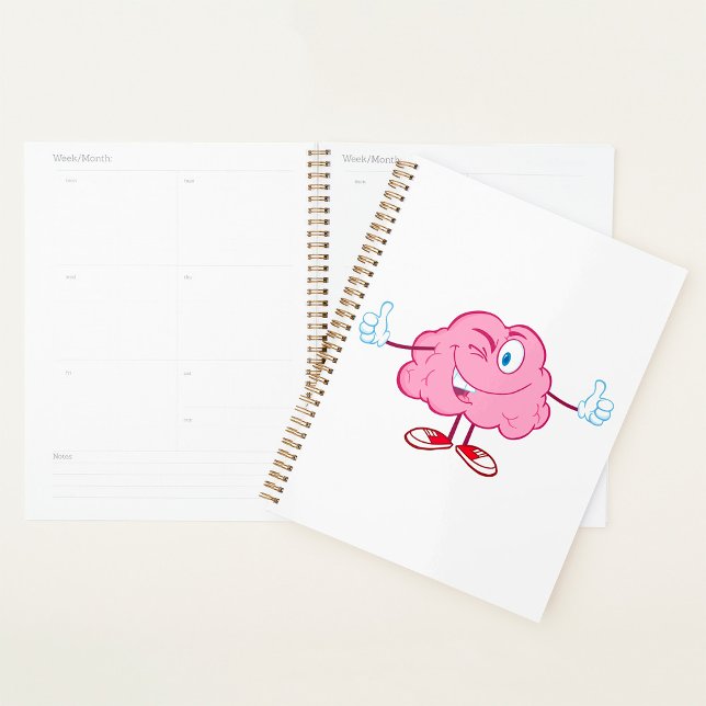 Agenda Gracioso Personalizado Brain Wining Character Thum (Subido por el creador)