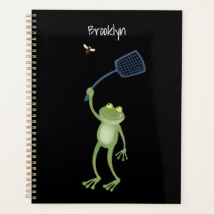 Agenda Gracioso personalizado de la mosca de la sartén ve