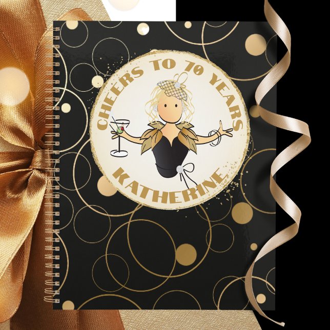 Agenda Gracioso regalo de cumpleaños 70 por su negrita mo (Subido por el creador)