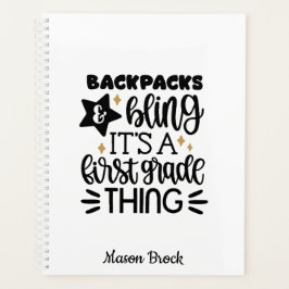 Agenda Gracioso regalo personalizado de primer grado