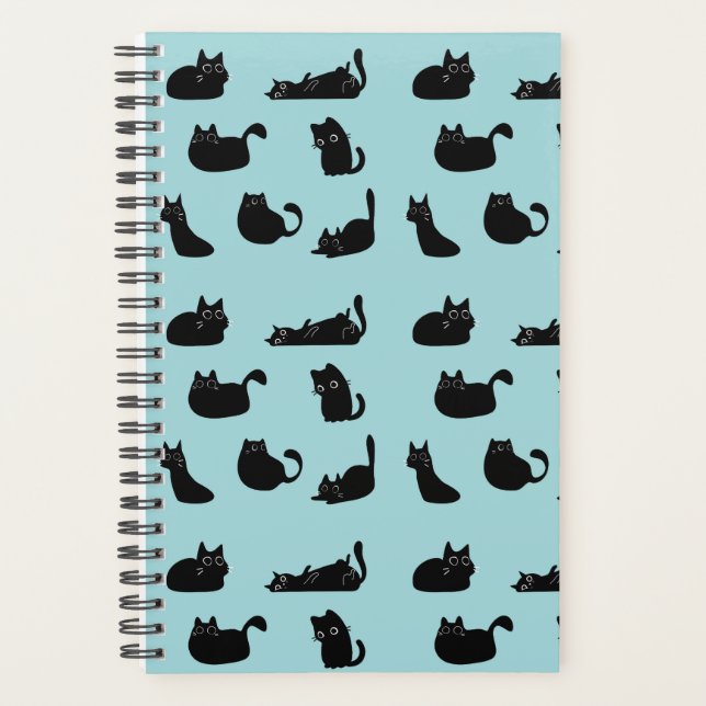 Agenda Graciosos gatos negros (Anverso)