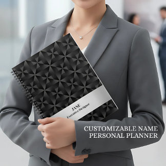 Agenda Gradiente 3D moderno Patrón geométrico de diamante