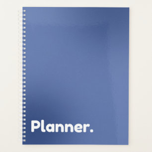 Agenda Gradiente azul sin fecha