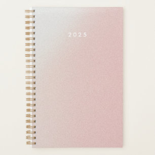 Agenda Gradiente de rosa pastel personalizado 2025